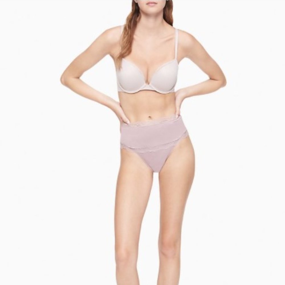 SOLD NWT Calvin Klein Modal High Waist thong M MSRP $13 Pink